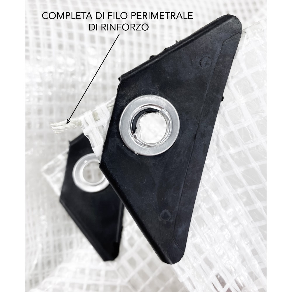 TELO NIKI © Retinato Antistrappo TENDA Antipioggia Balcone con occhielli