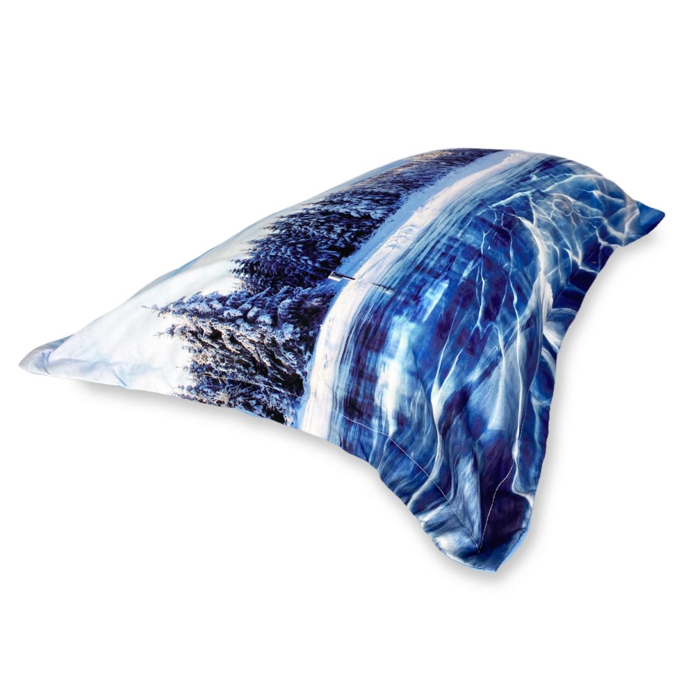 Housse de couette Sateen HD PHOTOGRAPHIE Icy Lake Double cm. 250x200