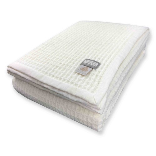 Coperta in Lana Estiva Maia - Pura Lana Vergine - Leggera e Traspirante - Antipilling - Made in Italy