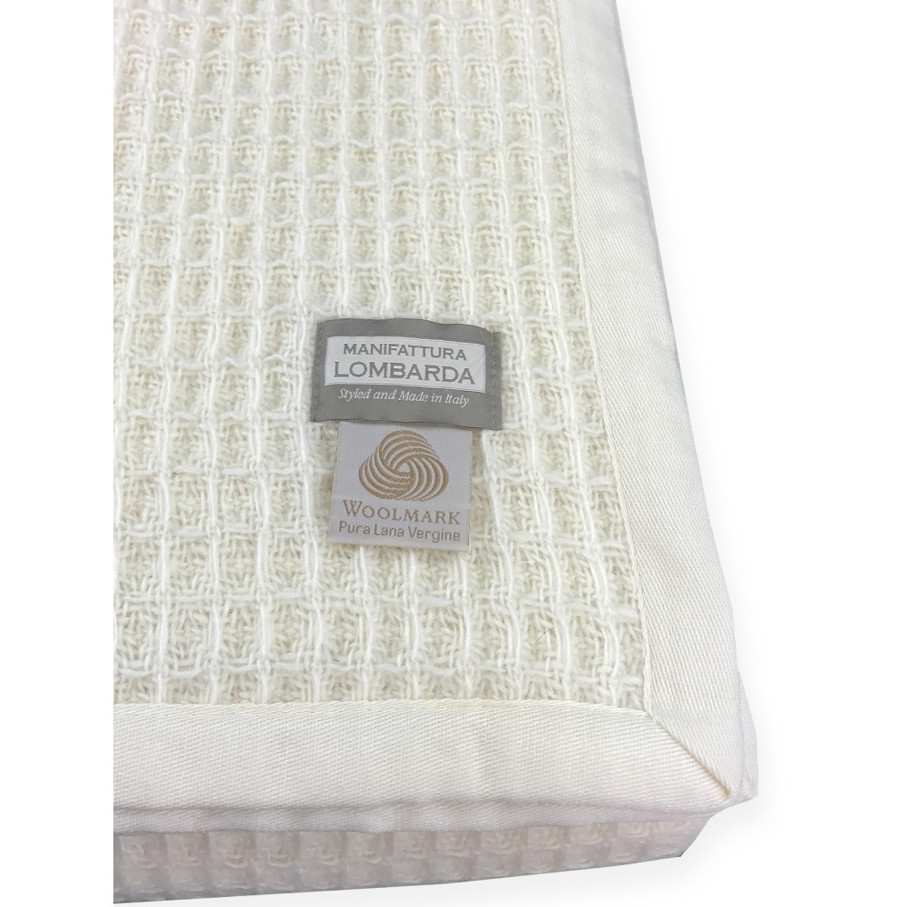 Maia Summer Wool Blanket - Reine Schurwolle - leicht und atmungsaktiv - Anti-Pilling - Made in Italy