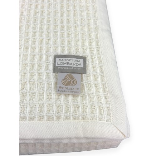Maia Summer Wool Blanket - Reine Schurwolle - leicht und atmungsaktiv - Anti-Pilling - Made in Italy