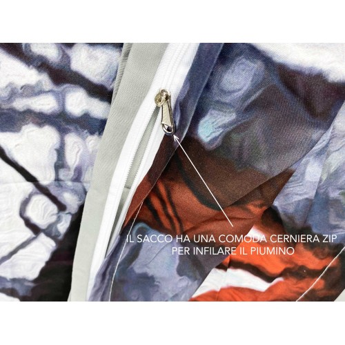 DUVET COVER SATELLO HD FOTOGRAFICO VENEZIA ponte INNAMORATI Double cm. 250x200 mm