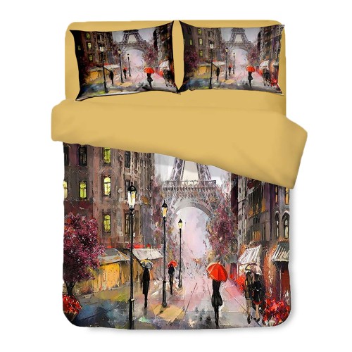 Housse de couette Sateen HD Photographique Paris Double cm. 250x200
