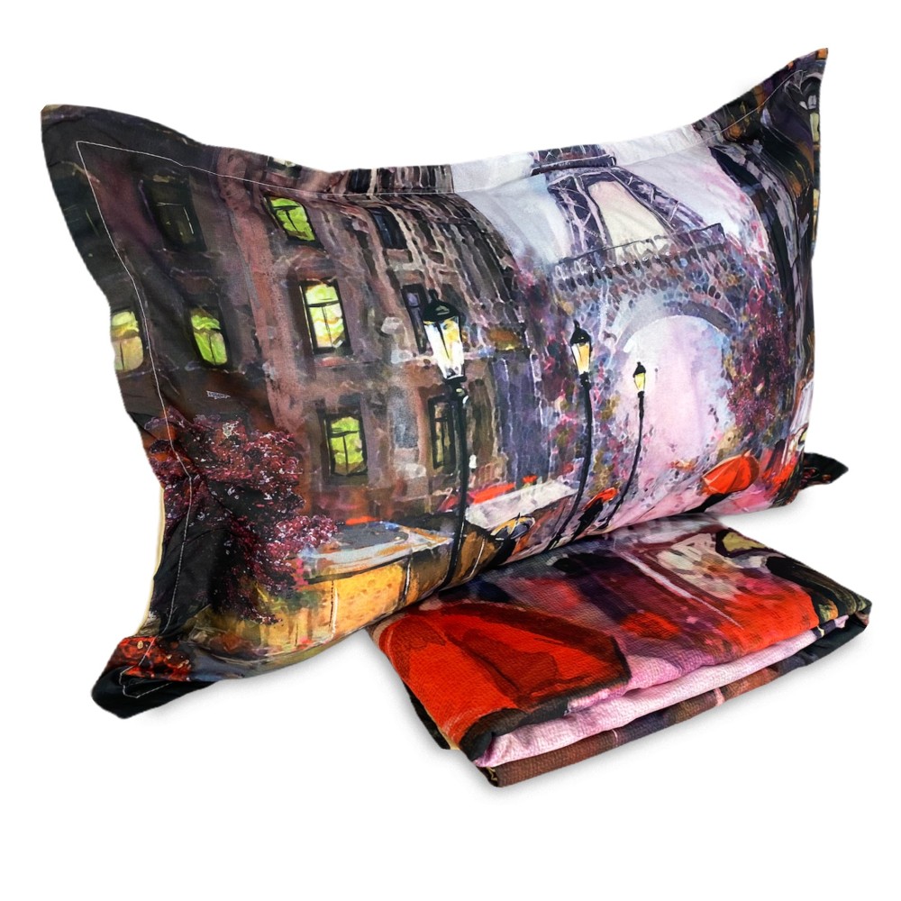 DUVET COVER SATELLO HD FOTOGRAFICO PARIGI Double cm. 250x200 mm