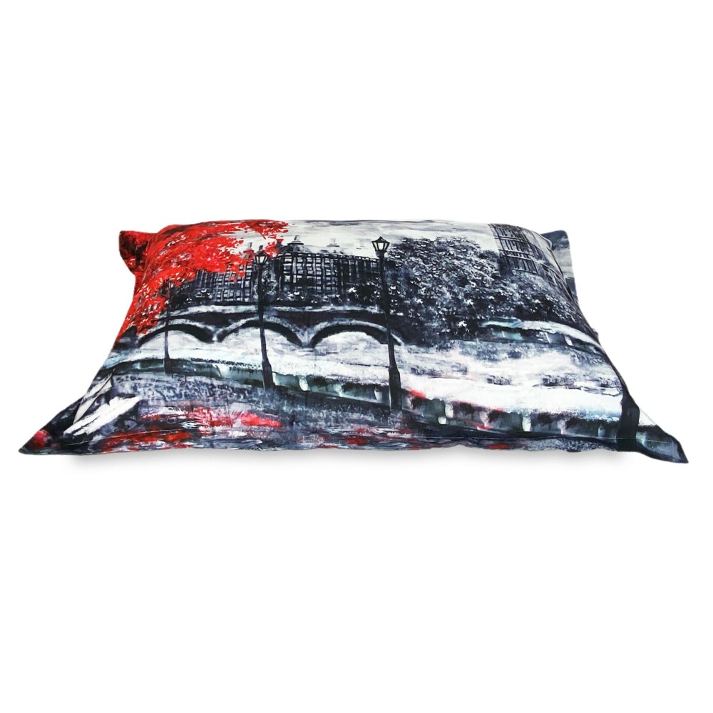 COPRIPIUMINO Rasatello HD FOTOGRAFICO dipinto LONDRA Matrimoniale cm. 250x200