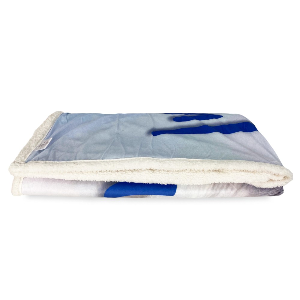 Plaid Couverture polaire Sherpa Fantasy HD Chat Beautiful