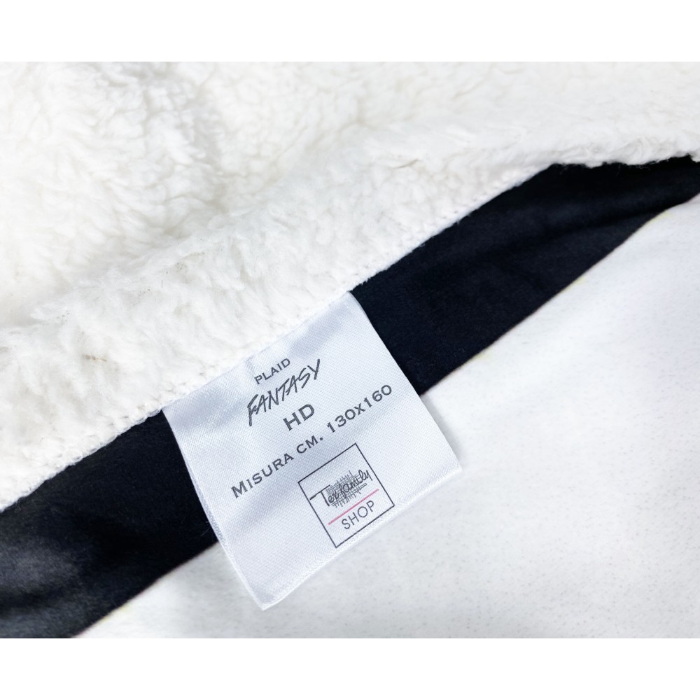 PLAID FLEECE BLANKET SHERPA fantasy HD DEA Forever