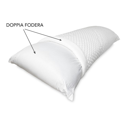 KISSEN 1 FRANZÖSISCHES QUEENSIZE-BETT 1 1/2P MIS. CM. 50X120 Anti-Milbe