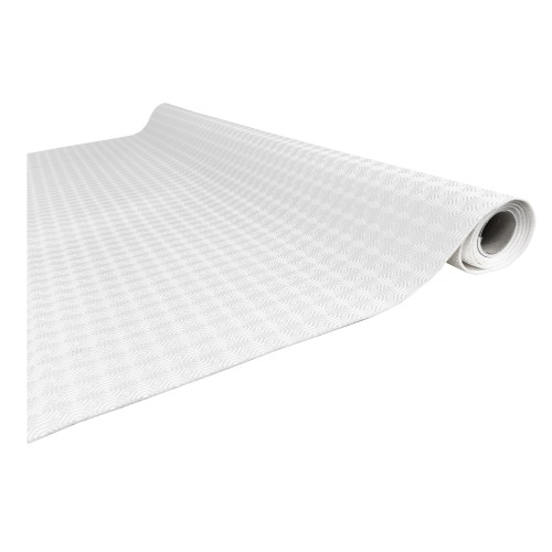 TISCHSCHUTZ UNTER DER TISCHDECKE H. 140 cm. MASSGESCHNEIDERTE WEISSE TISCHSCHONUNG mit RUBBY-Schwamm©