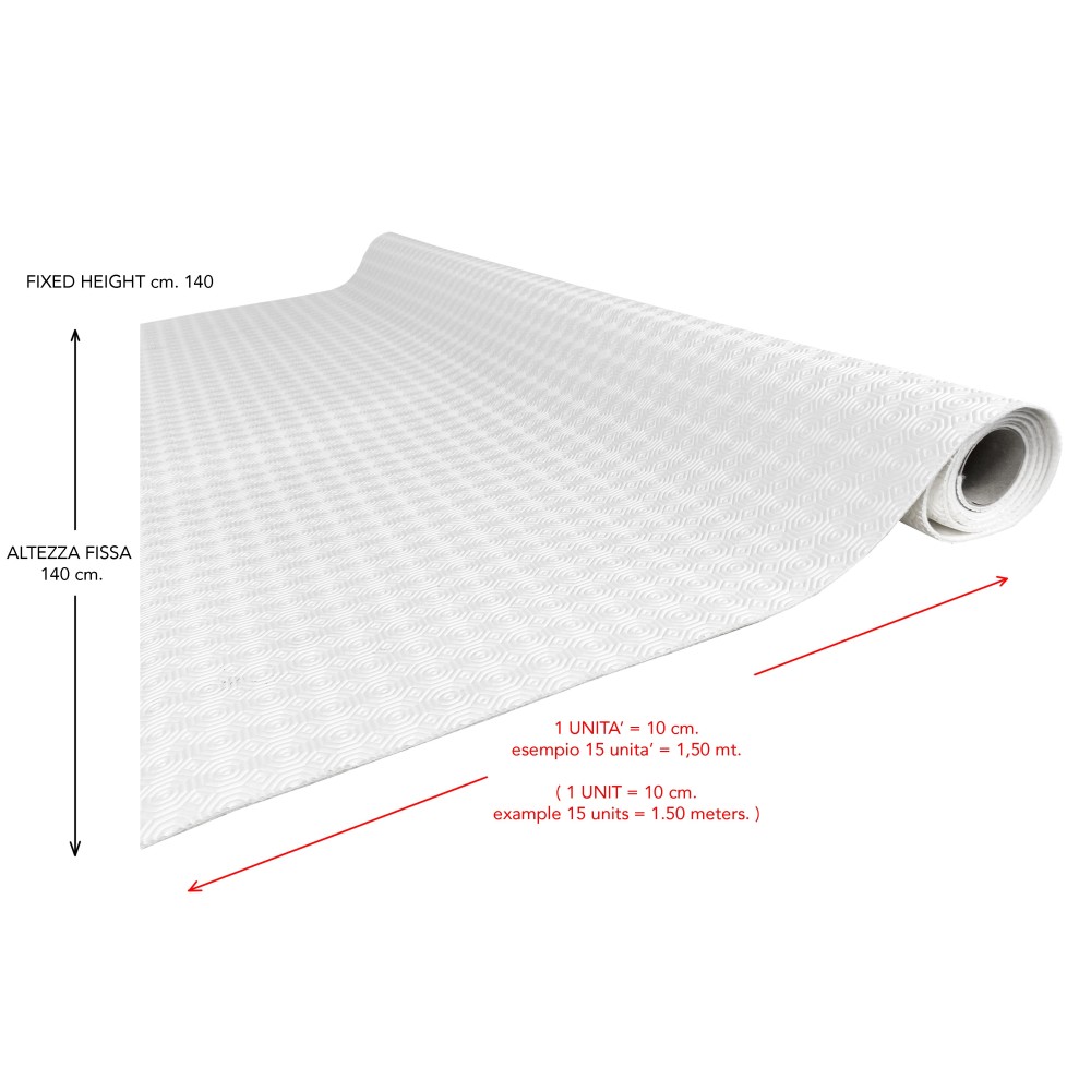 MOLLETTONE salvatavolo SOTTOTOVAGLIA h. 140 cm. PROTEGGI TAVOLO