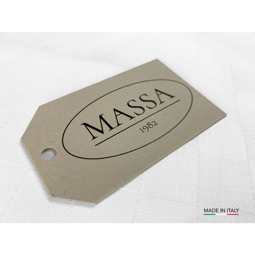 NAPPE SERVICE FLANDRE BLANCHE pur coton AVEC SERVIETTES