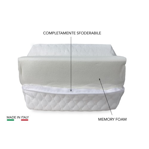 SÄULENKISSEN © für BEINE Knie in MEMORY für Wirbelsäule und Schwangerschaft Made in Italy