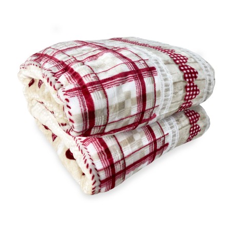 Coperta con le maniche in morbido pile. Plaid in soffice e calda  microfibra, con tasca, ideale