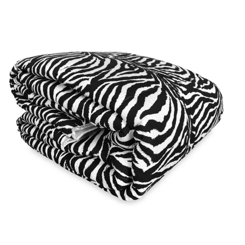 ZEBRA STRIPED BOW © QUILT ZEBRA Winterdecke made in Italy