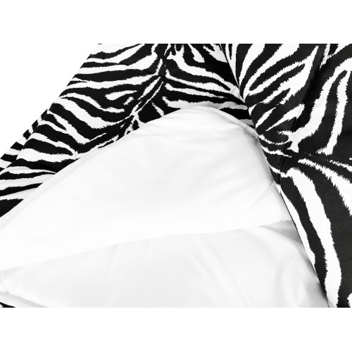ZEBRA STRIPED BOW © QUILT ZEBRA winter duvet made in Italy