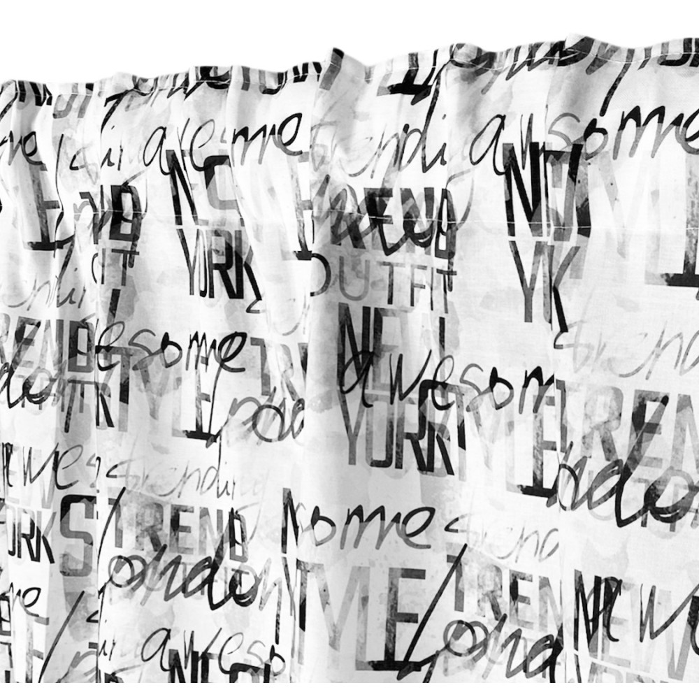 TENTE MODERNE ÉCRITE cm.160x300 emballé Fabriqué en Italie mélange de lin