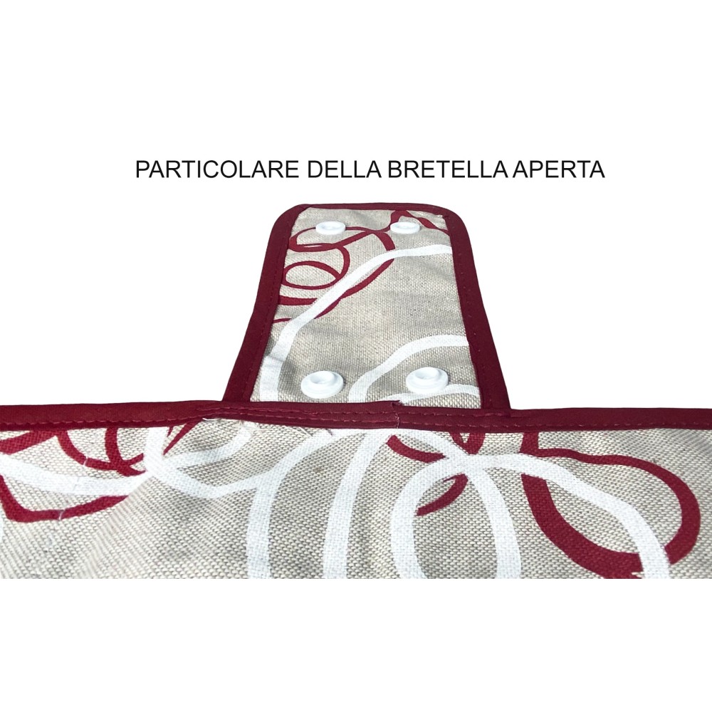 HOUSSE de FOUR EN TISSU streamer Rouge