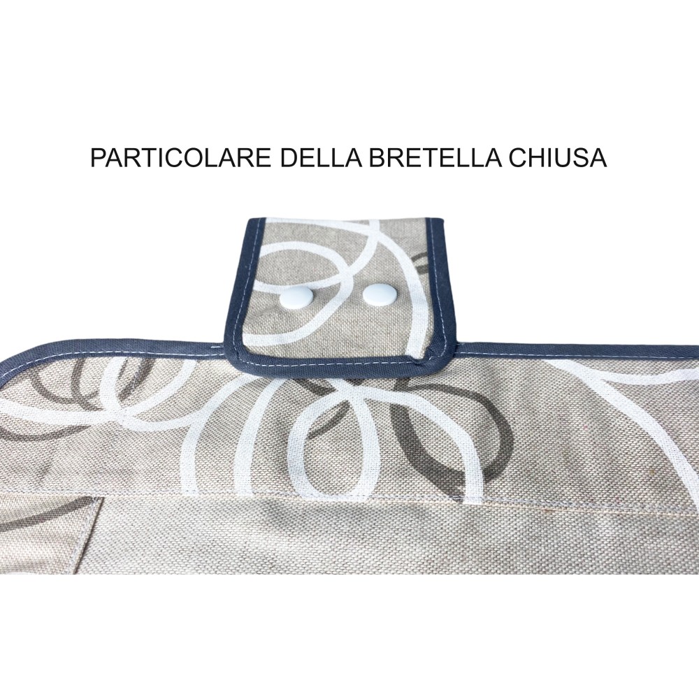 HOUSSE de FOUR EN TISSU streamer GRIS