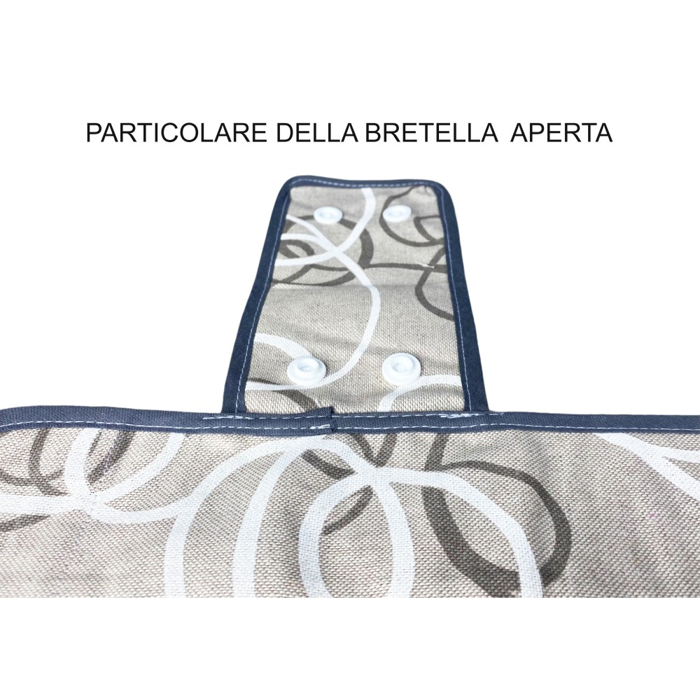 HOUSSE de FOUR EN TISSU streamer GRIS