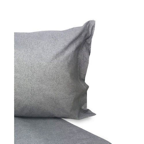 Parure de lit NEW BOY en pur coton gris