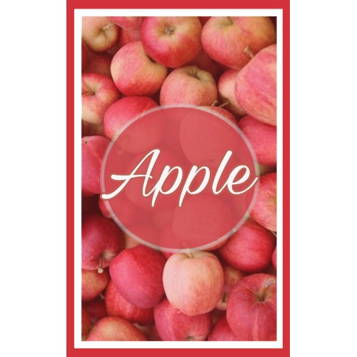 6 PIECES FRUIT tea towel in pure cotton printed in HIGH definition MAXI size