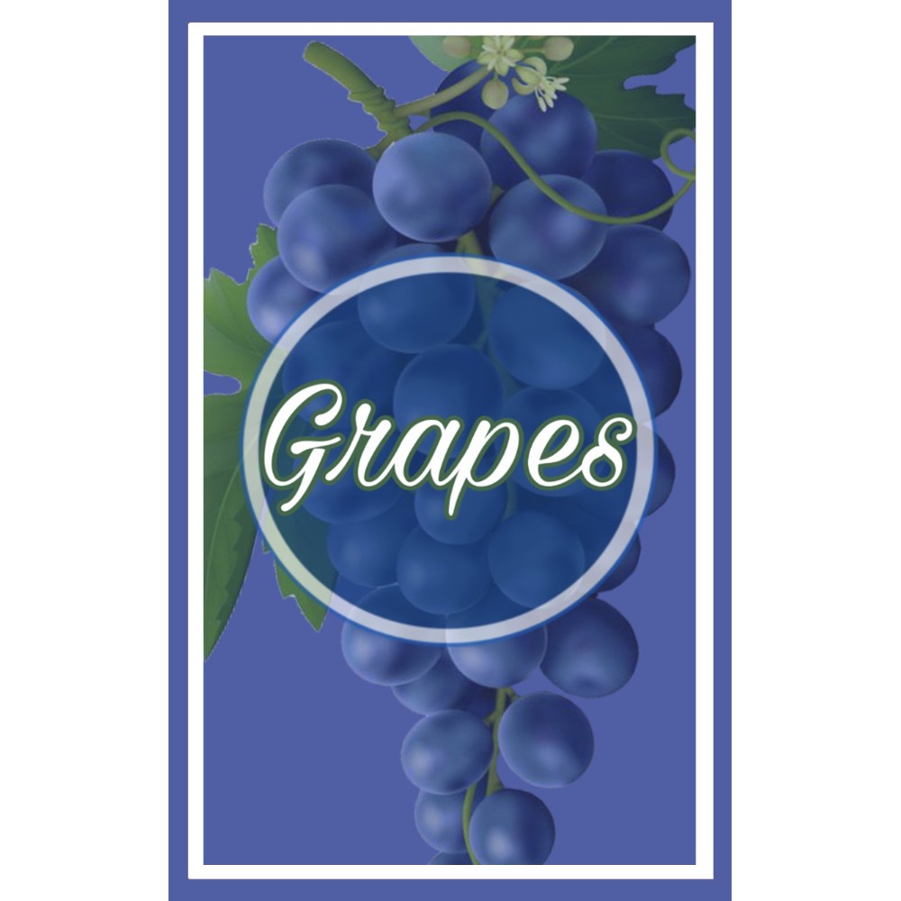 6 PIECES FRUIT tea towel in pure cotton printed in HIGH definition MAXI size