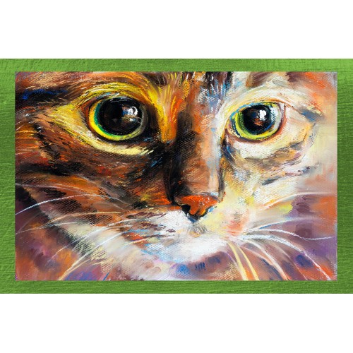 Lot de 6 torchons ANIMAUX PEINTS PUR coton IMPRIMÉ HAUTE DÉFINITION MAXI