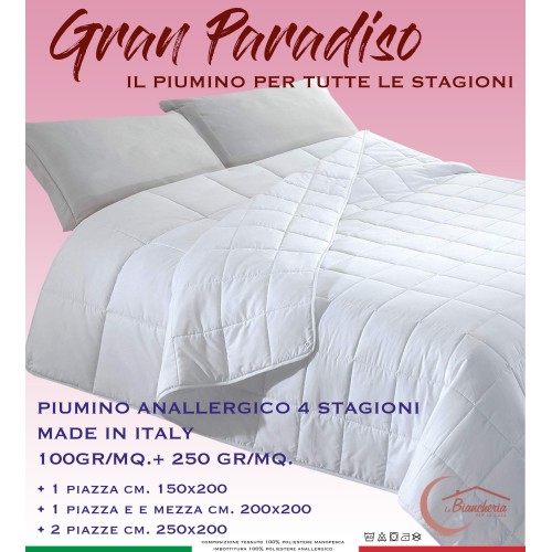 DOUDOUNE microfibre 4 SAISONS GRAN PARADISO made in Italy