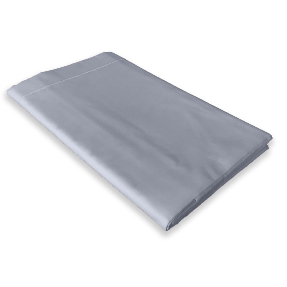 CORDONETTO STRONG grey top sheet made in Italy