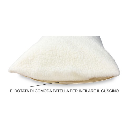 MARY MERINO WOOL PILLOWCASE Made in Italy
