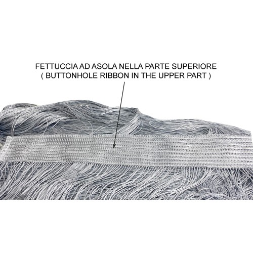 Vivienne CORTINA DE ALAMBRE para puerta CM. 150X300 color liso GRIS