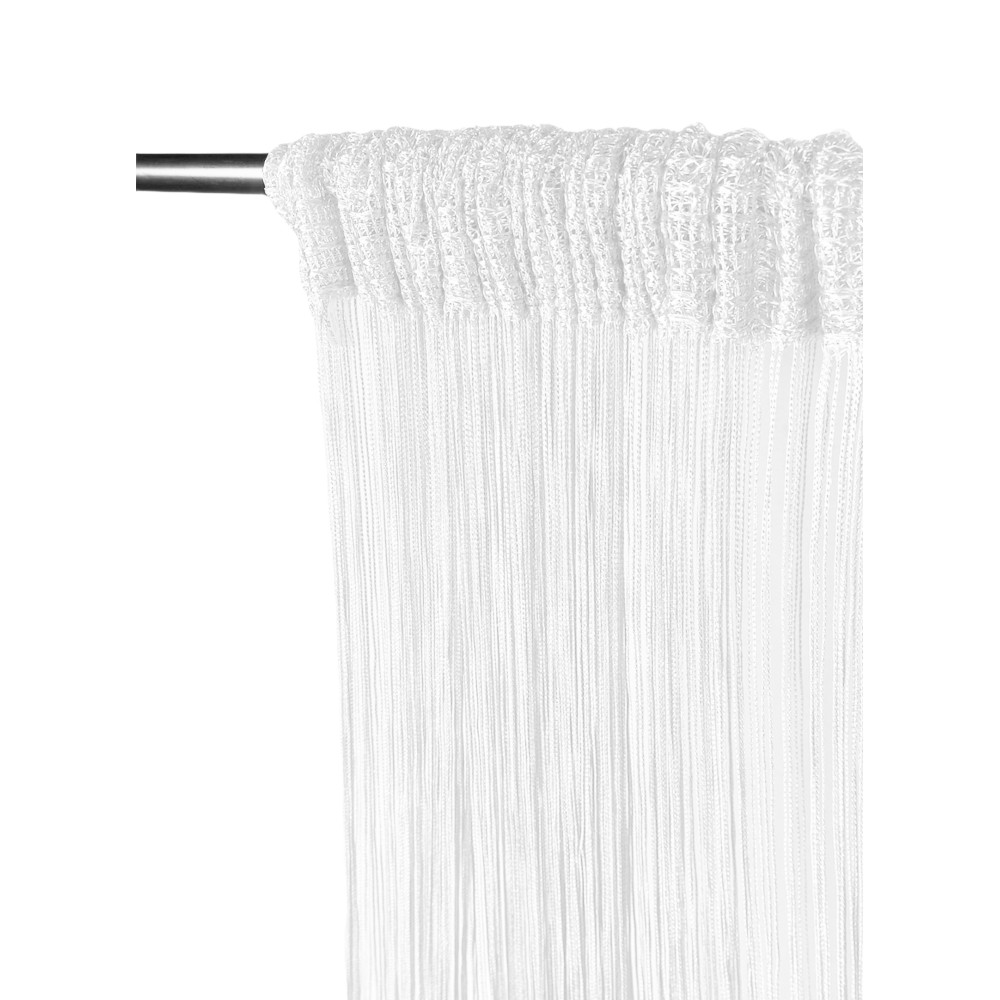 Vivienne WIRE CURTAIN for door CM. 150X300 solid color WHITE