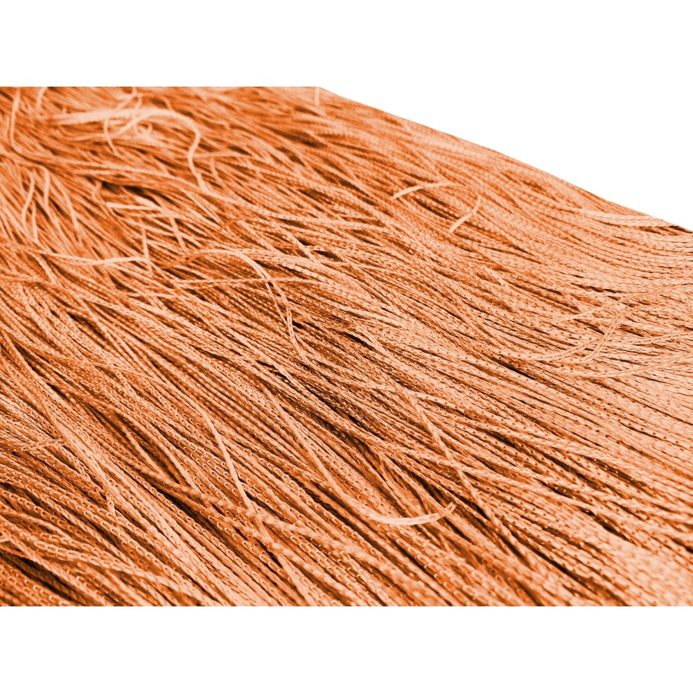 Vivienne DRAHTVORHANG für Tür CM. 150X300 einfarbig ORANGE