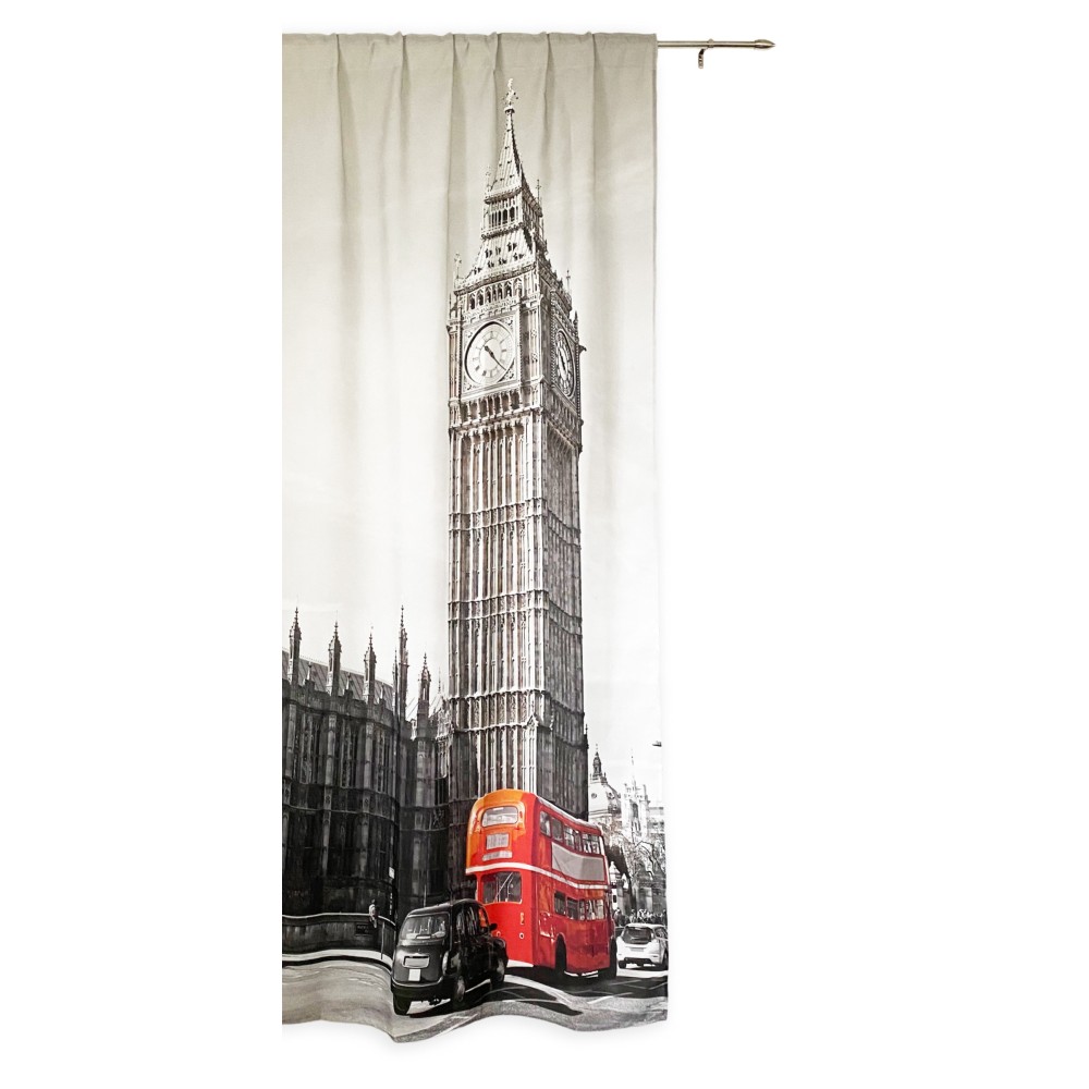 TENTE LONDON BUS anglais cm.160x300 emballé MADE in ITALY lin mélange