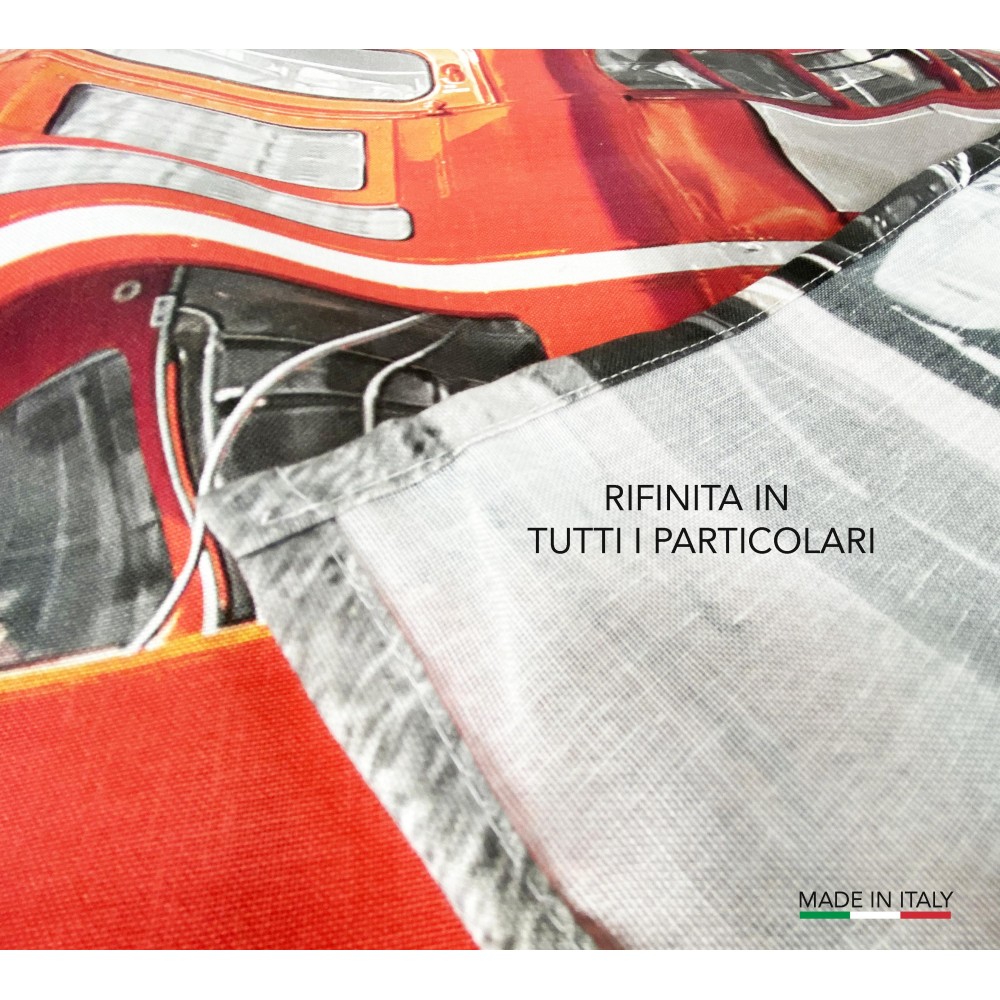 TENTE LONDON BUS anglais cm.160x300 emballé MADE in ITALY lin mélange