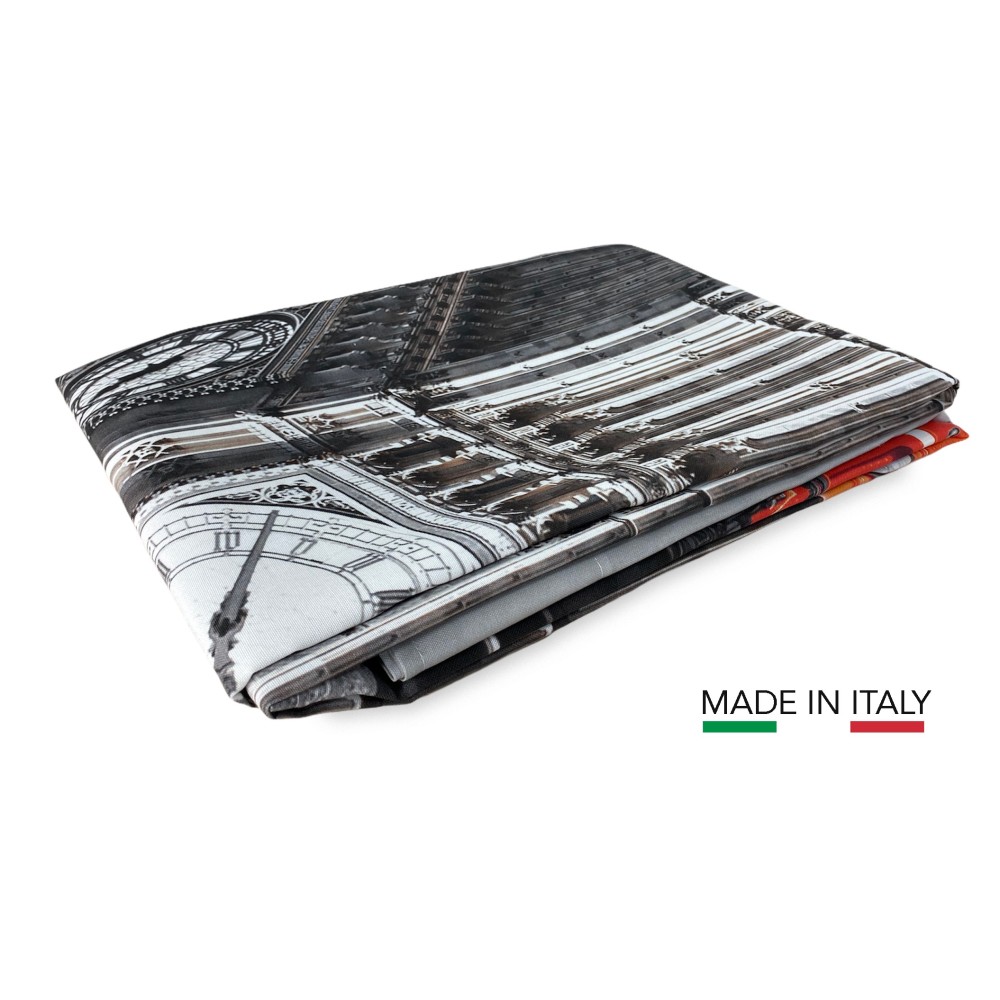 TENDA LONDRA inglese BUS cm.160X240 confezionata MADE in ITALY misto lino