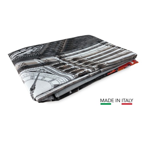 TENDA LONDRA inglese BUS cm.160X240 confezionata MADE in ITALY misto lino