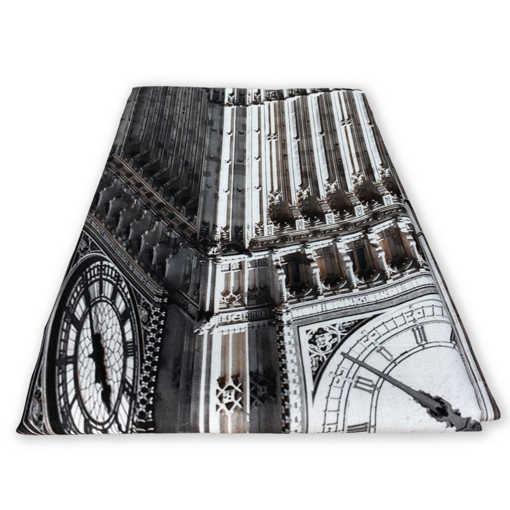 TENDA LONDRA inglese BUS cm.160X240 confezionata MADE in ITALY misto lino