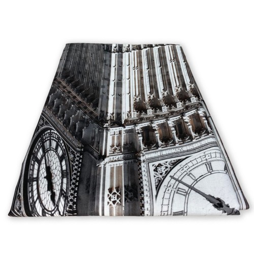 LONDON TENT English BUS cm.160X240 made MADE in ITALY linen blend