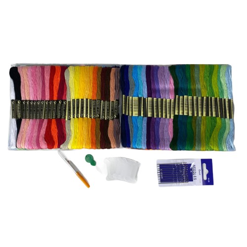 Set 50 Matassine Punto Croce GINA la matassina filato per ricamare filo e KIT ricamo