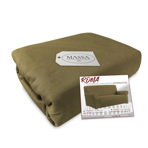 SOFA COVER Universal stretch ROMA stain-resistant DOVE GREY