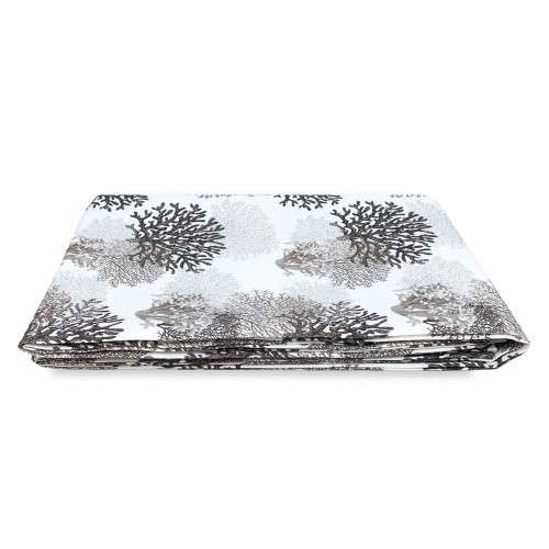 TENDA CORALLO beige cm.160X300 confezionata MADE in ITALY misto lino