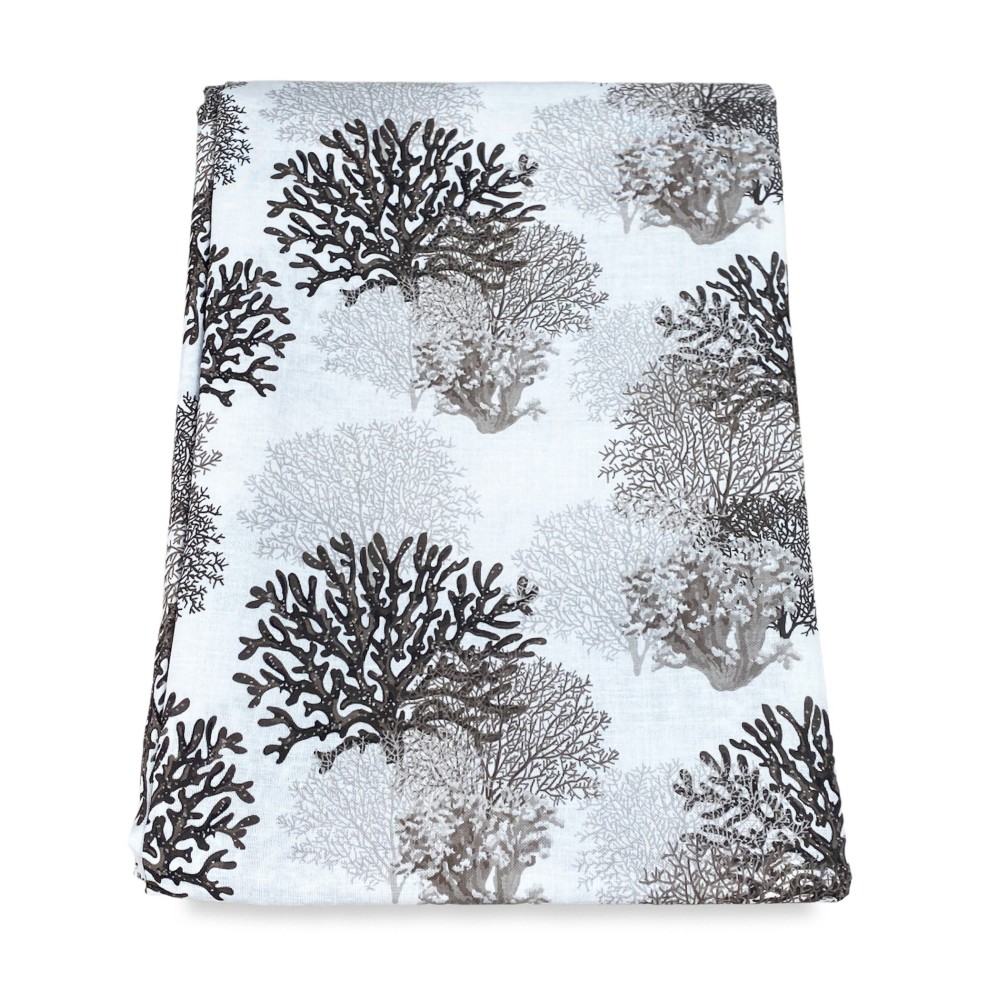 RIDEAU CORAIL beige cm.160x300 emballé MADE in ITALY lin mélange