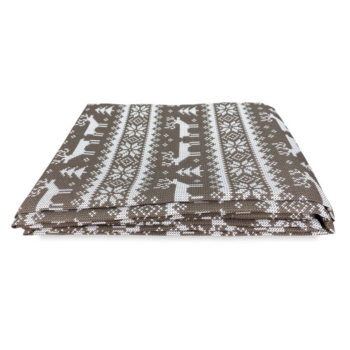 RIDEAU TYROLIEN BEIGE PULL cm.160x300 emballé MADE in ITALY lin