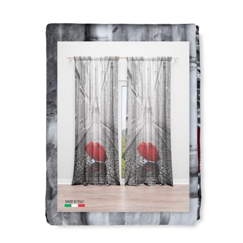 PARIS TENT WITH UMBRELLA cm.160X240 made MADE in ITALY linen blend