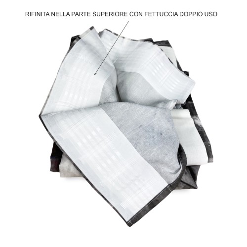 TENDA PARIGI CON L'OMBRELLO cm.160X240 confezionata MADE in ITALY misto lino