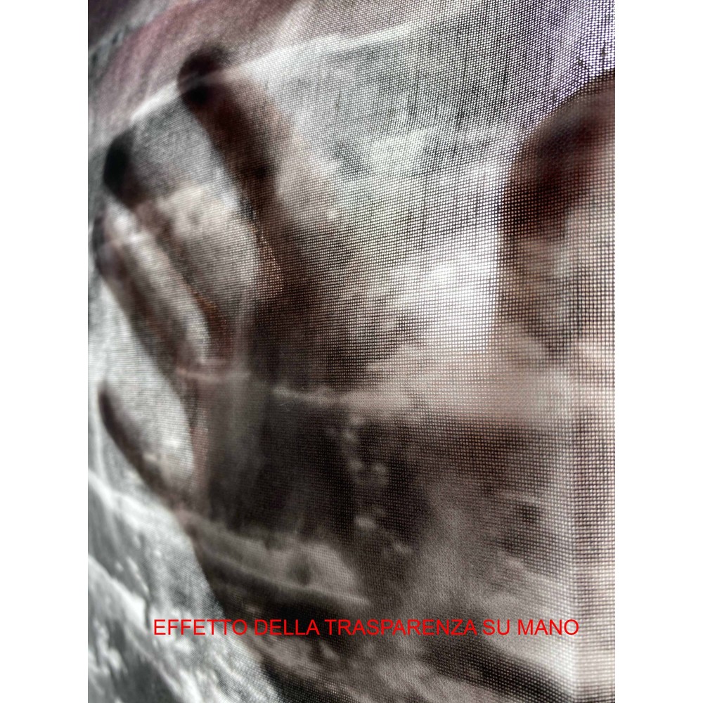 TENDA PARIGI CON L'OMBRELLO cm.160X240 confezionata MADE in ITALY misto lino