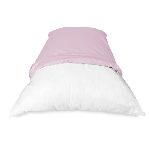 PAIR of pillowcase for STRONG solid color PINK cm. 52X82