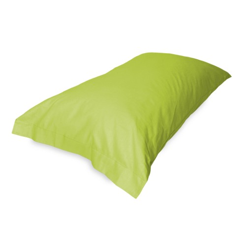 PAR de fundas de almohada para STRONG color sólido ACID GREEN cm. 52X82