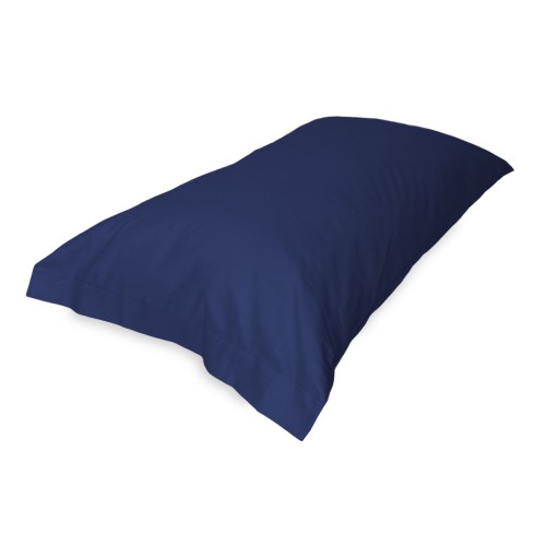 PAIR of pillowcase for STRONG PILLOW in DARK BLUE color cm. 52X82
